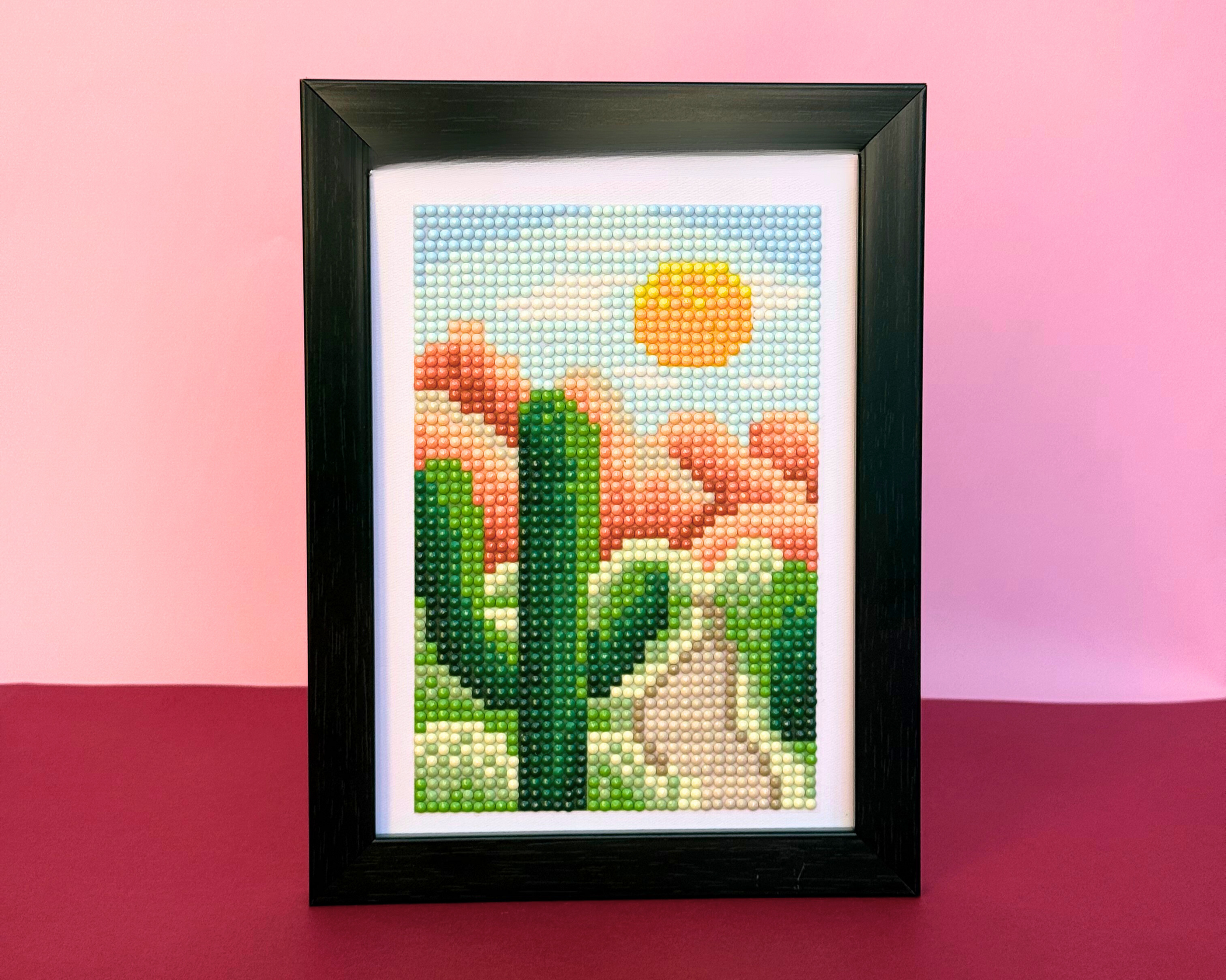 How To Diamond Paint - Step 6 - Frame your work