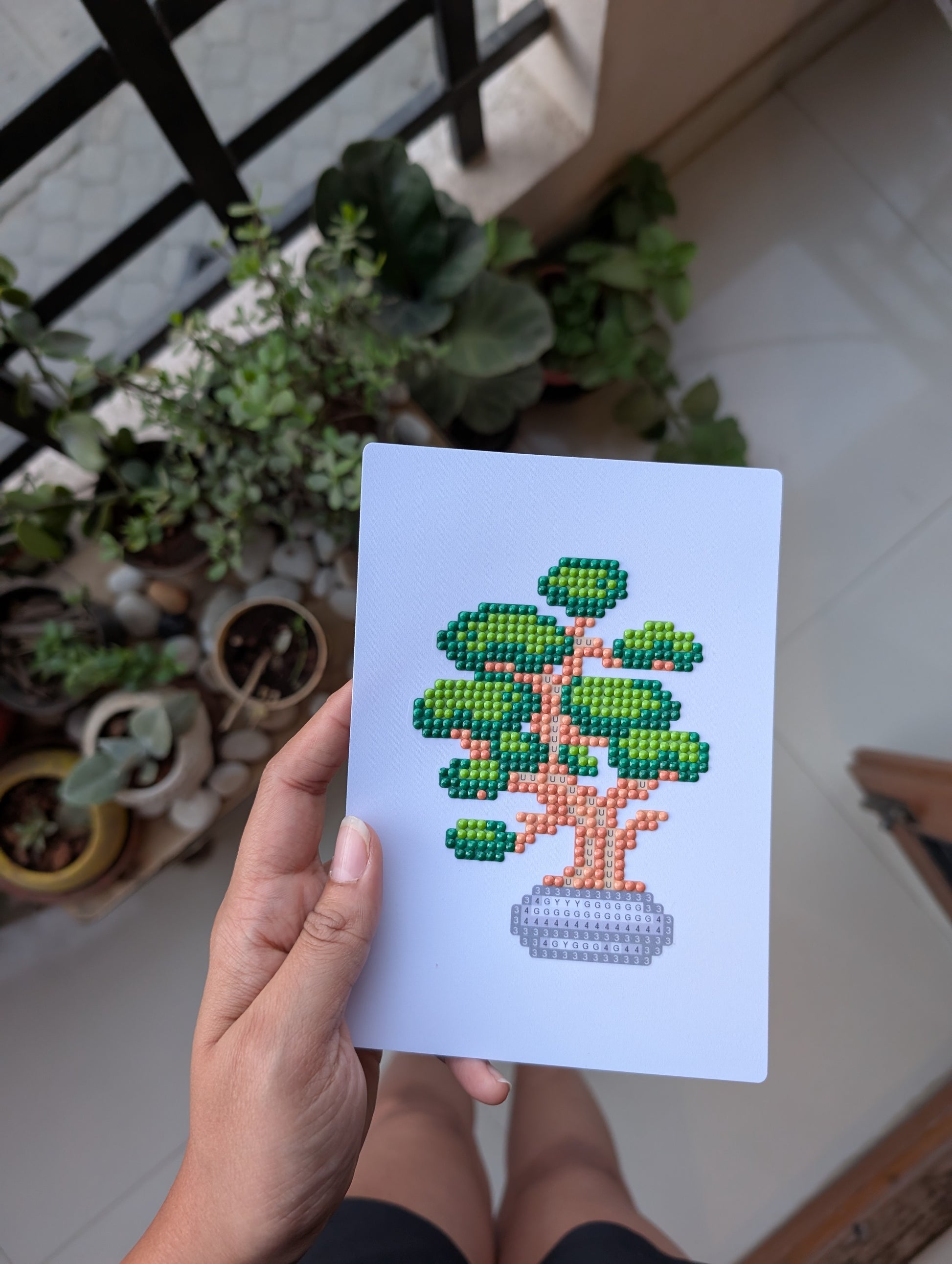Indoor Plant Diamond Painting Kit India — Self-Care for Plant Lovers